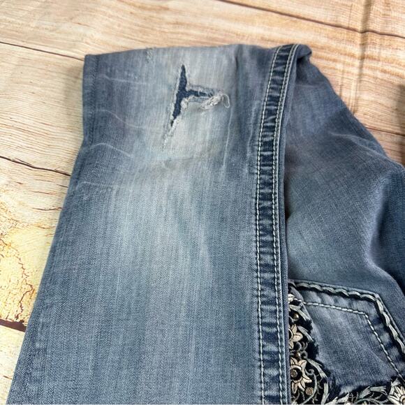 Miss Me JP5816B Boot Cut Jeans - Low Rise - Picture 10 of 15